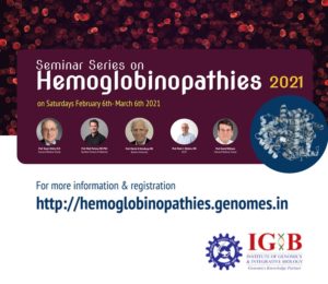 Seminar Series on Hemoglobinopathies, 2021